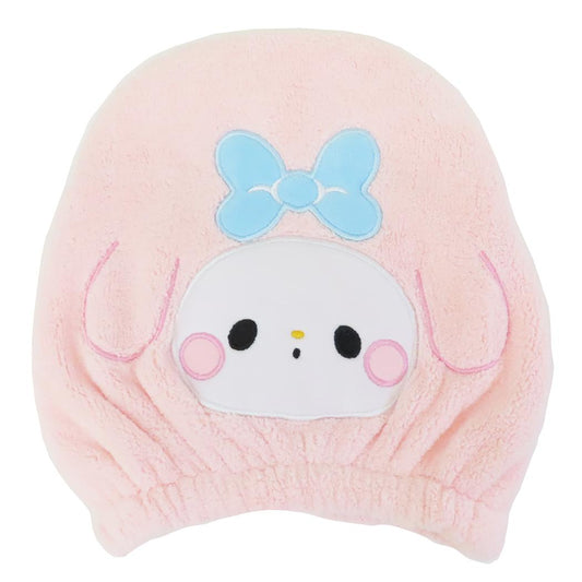 キャップタオル ヘアドライタオル帽子 サンリオxもちぱん マイメロディ サンリオ カミオジャパン お風呂上り 海プール用品 メール便可