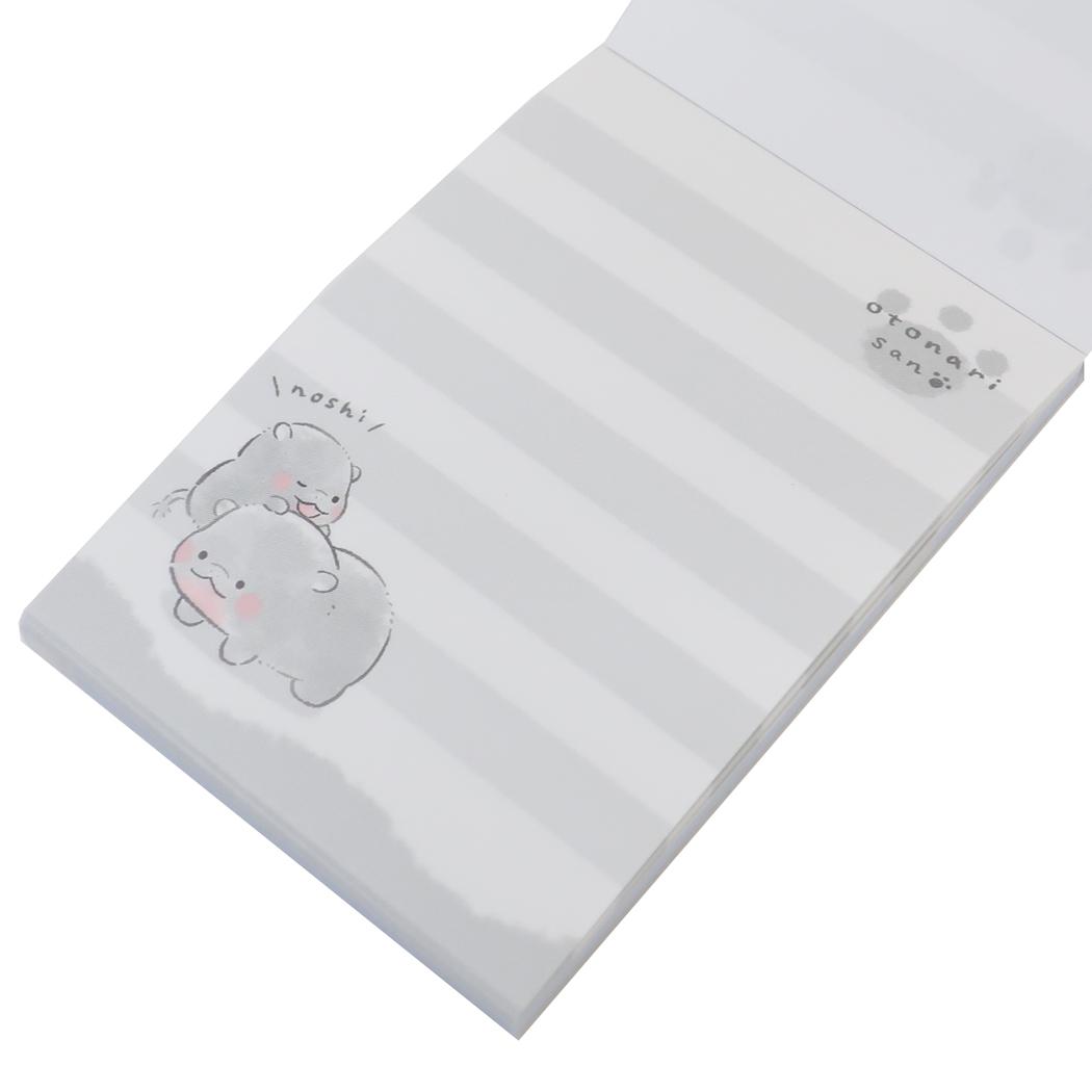ミニミニメモ メモ帳 おとなりさん コビトカバ カミオジャパン 新学期準備文具 かわいい メール便可