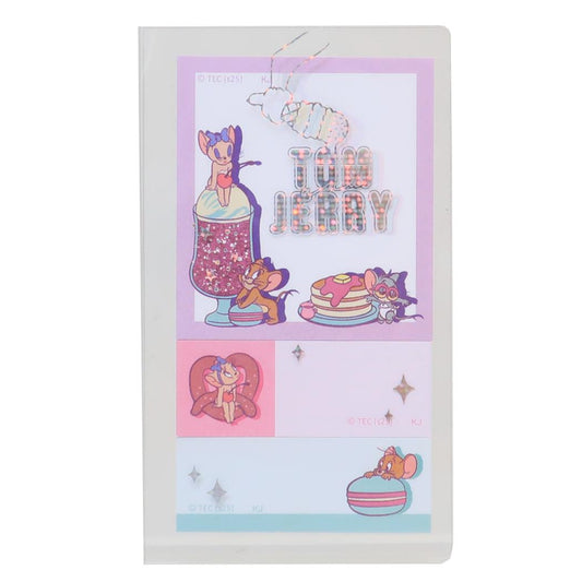 カバー付き付箋 付せん トム＆ジェリー COLORFUL SWEETS パープル ワーナーブラザース カミオジャパン 新学期準備文具 メール便可