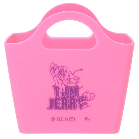 ミニバスケット 卓上収納 トム＆ジェリー COLORFUL SWEETS ピンク ワーナーブラザース カミオジャパン 小物入れ