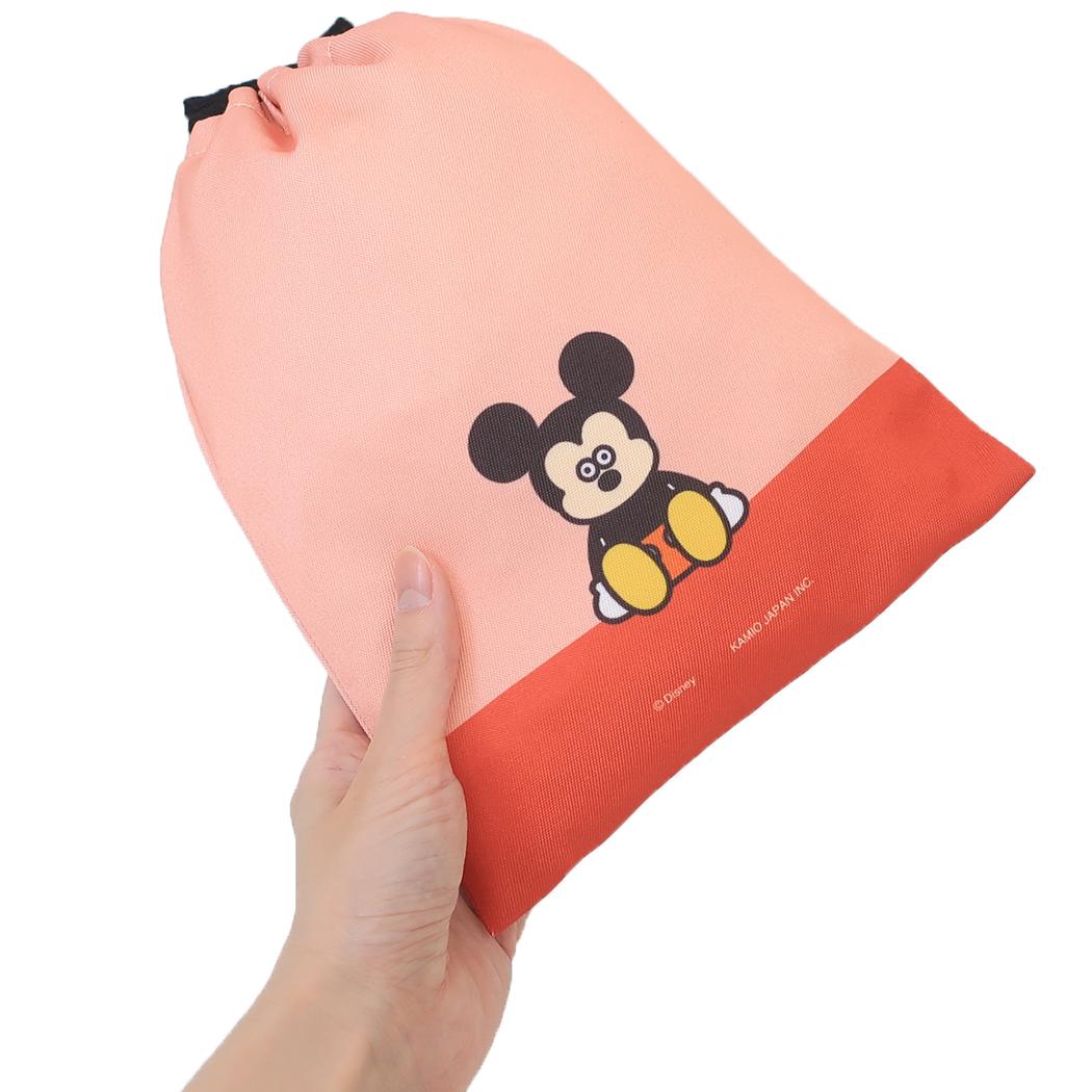 巾着 きんちゃくポーチ ディズニーx松本セイジ ミッキーマウス ディズニー カミオジャパン 小物入れ メール便可
