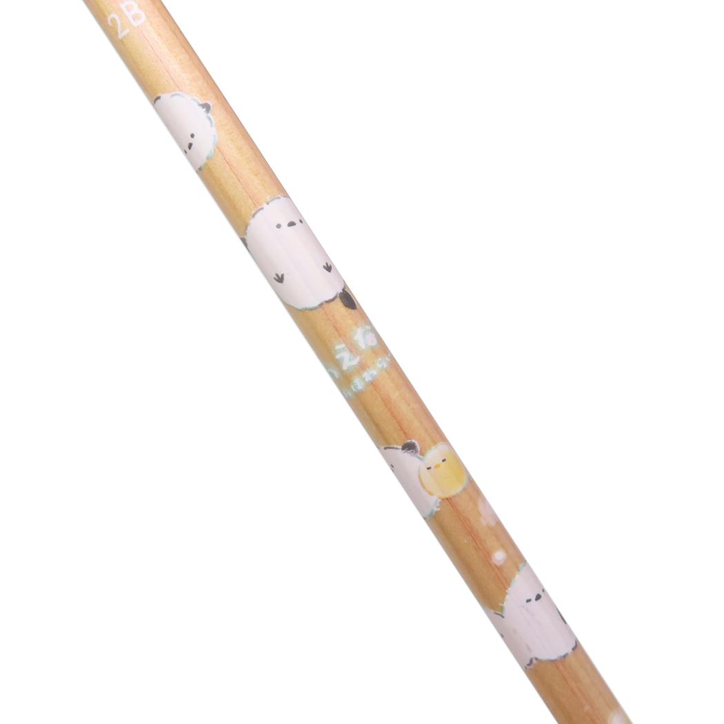 木のえんぴつ2B 鉛筆 ほわえなが カミオジャパン 新学期準備文具 かわいい メール便可