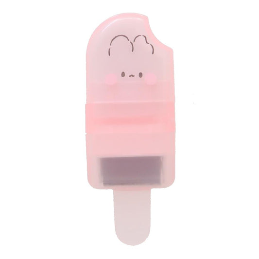 アイス型ローラー消しゴム 消しゴム ふあみい うさぎ カミオジャパン 新学期準備文具 かわいい メール便可