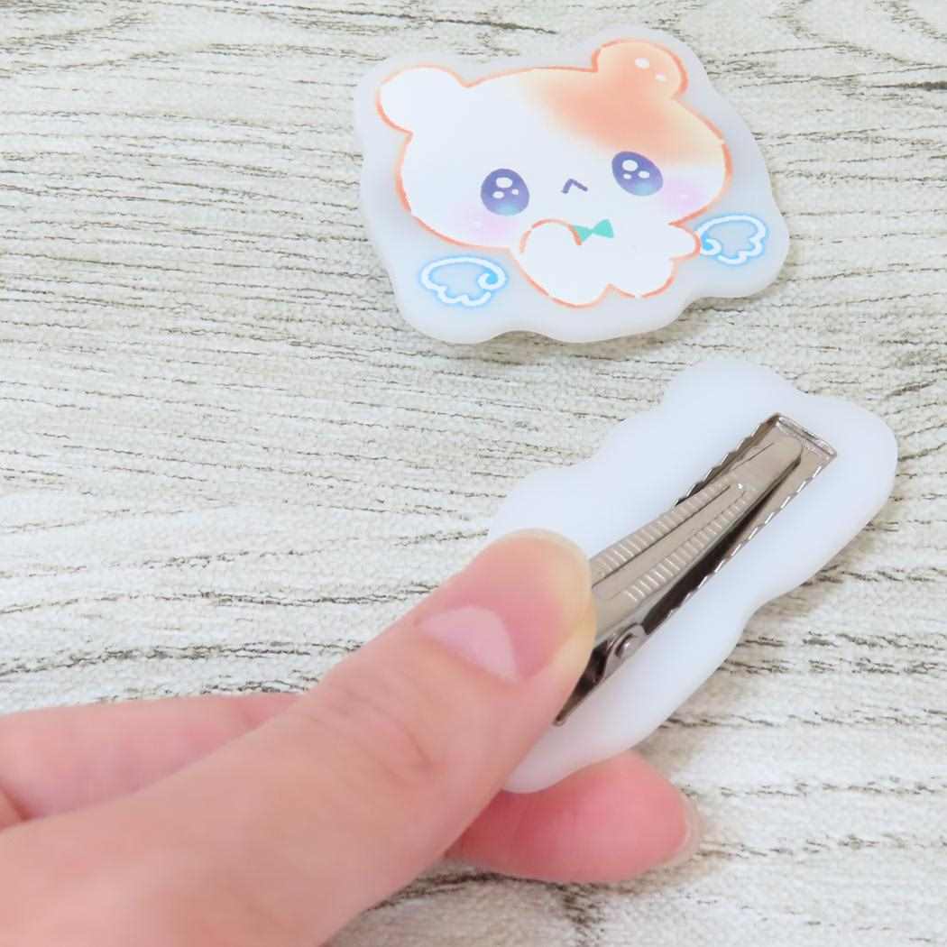 マットヘアクリップ ヘアアクセ まじかるベリーベリー らずべりー カミオジャパン 前髪クリップ かわいい メール便可