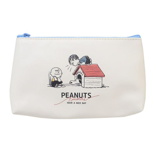 フラットペンポーチ ペンケース スヌーピー HAVE A NICE DAY ピーナッツ カミオジャパン 新学期準備文具