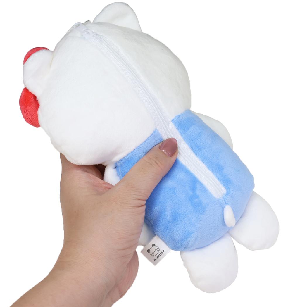 ふわもこペンポーチ ペンケース サンリオキャラクターズxもちもちぱんだ ハローキティ カミオジャパン 筆箱 新学期準備文具 ぬいぐるみペンポーチ