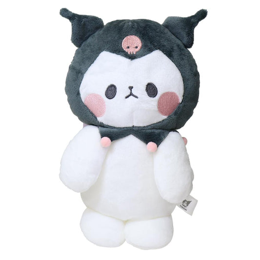 ふわもこペンポーチ ペンケース サンリオキャラクターズxもちもちぱんだ クロミ カミオジャパン 筆箱 新学期準備文具 ぬいぐるみペンポーチ