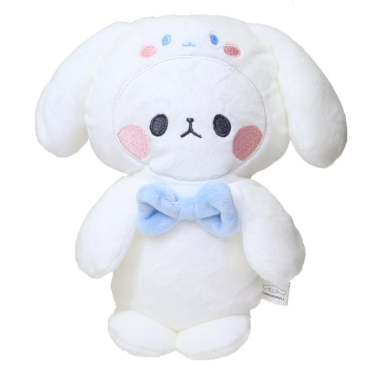 ふわもこペンポーチ ペンケース サンリオキャラクターズxもちもちぱんだ シナモロール カミオジャパン 筆箱 新学期準備文具 ぬいぐるみペンポーチ