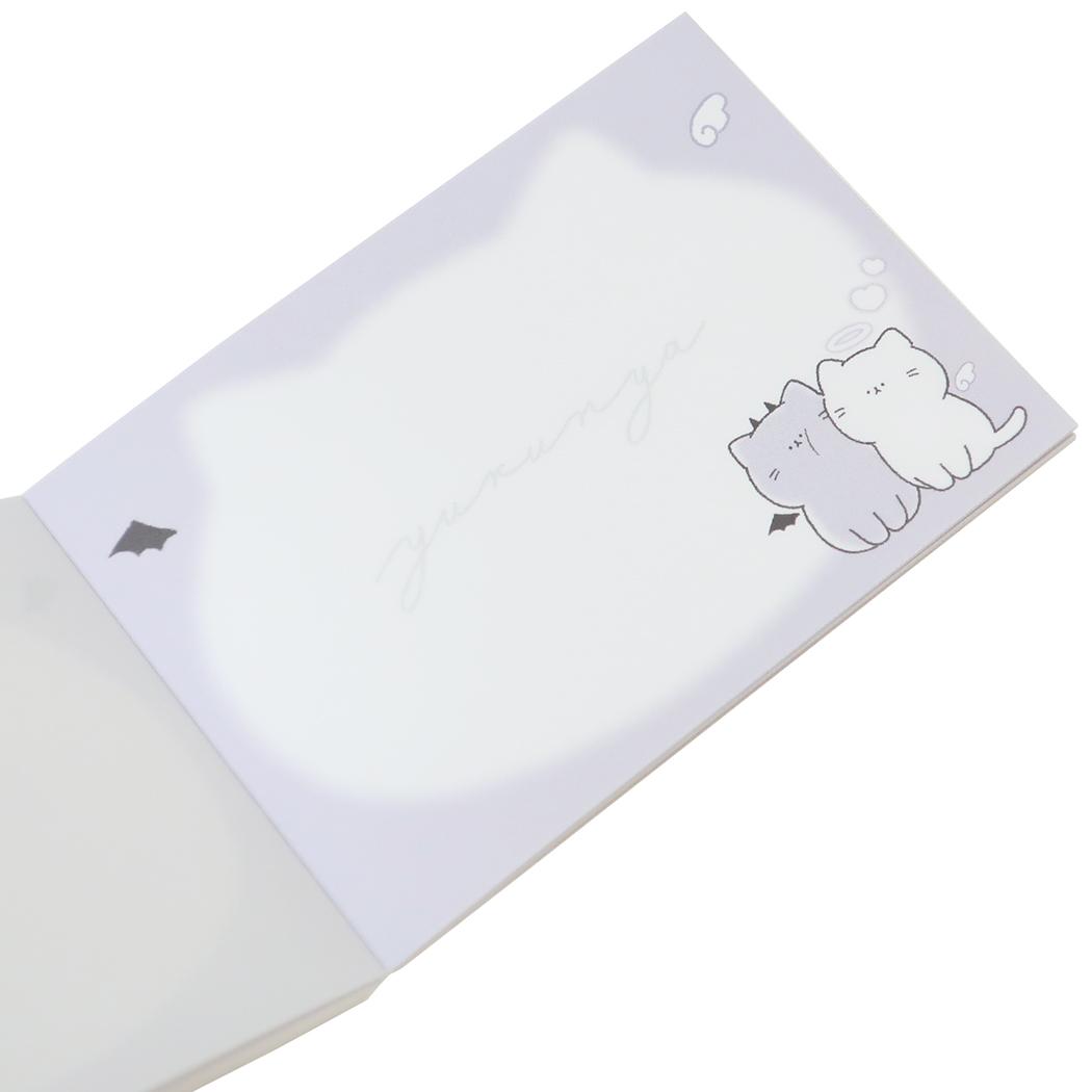 ミニメモ ミニミニメモ メモ帳 ゆるにゃー テンシとアクマ カミオジャパン 新学期準備文具 かわいい メール便可