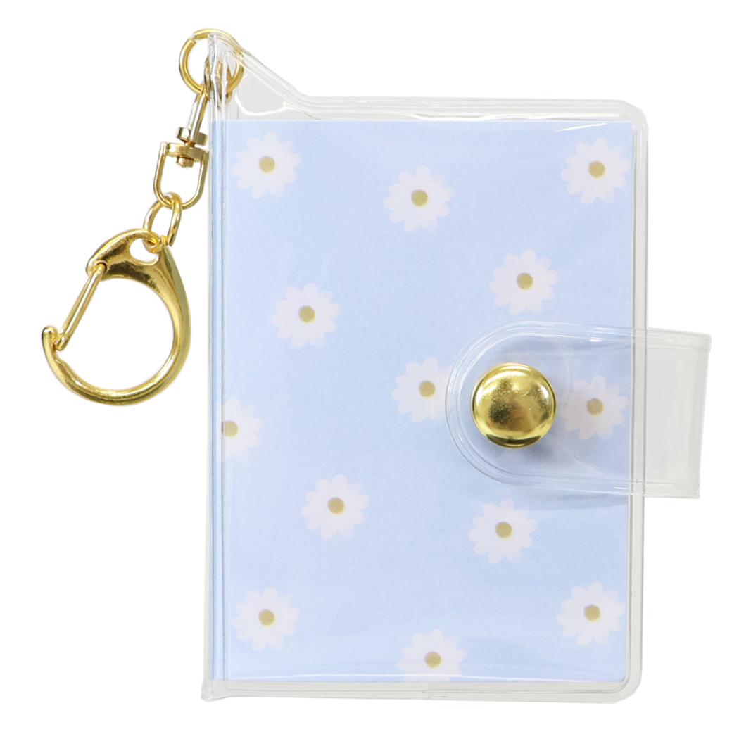 シール帳 大人のシール帳 MINI BOOK CHARM BLUE カミオジャパン