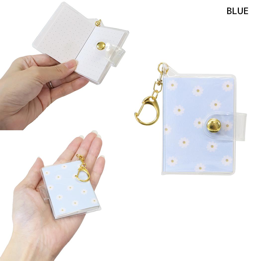シール帳 大人のシール帳 MINI BOOK CHARM BLUE カミオジャパン