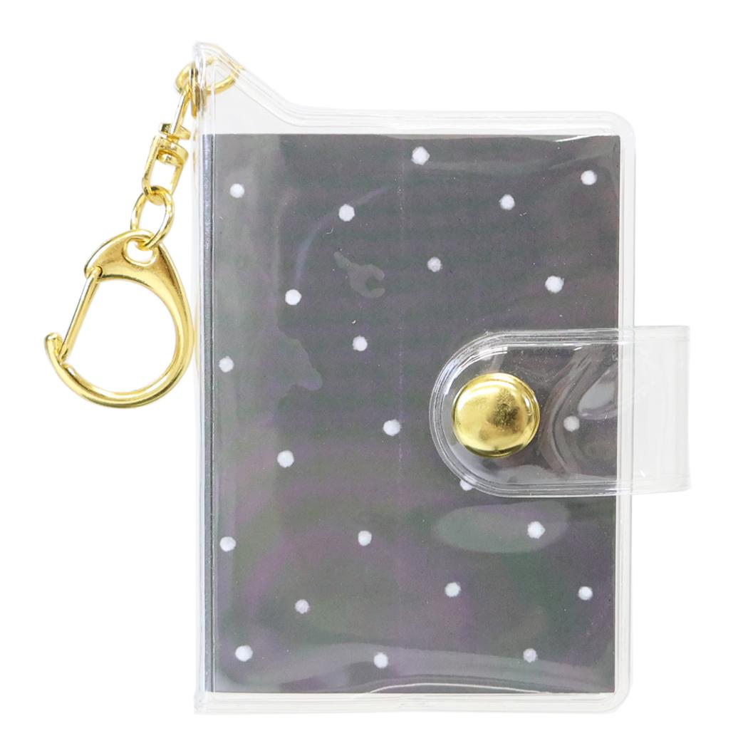 シール帳 大人のシール帳 MINI BOOK CHARM BLACK カミオジャパン