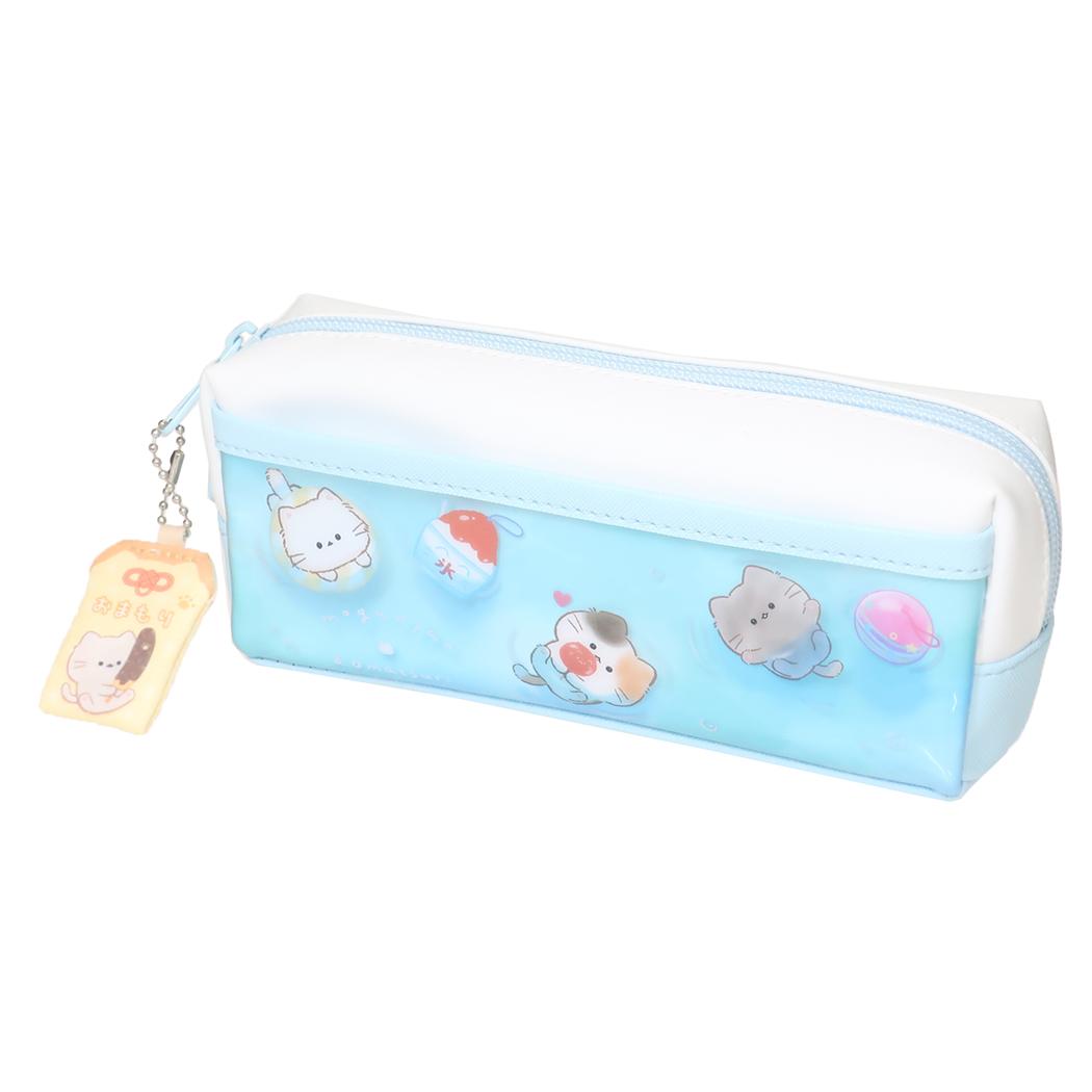 シークレットお守り付きBOXペンケース ペンポーチ もぐにゃん ヨーヨーすくい カミオジャパン 筆箱 新学期準備文具 大容量 かわいい