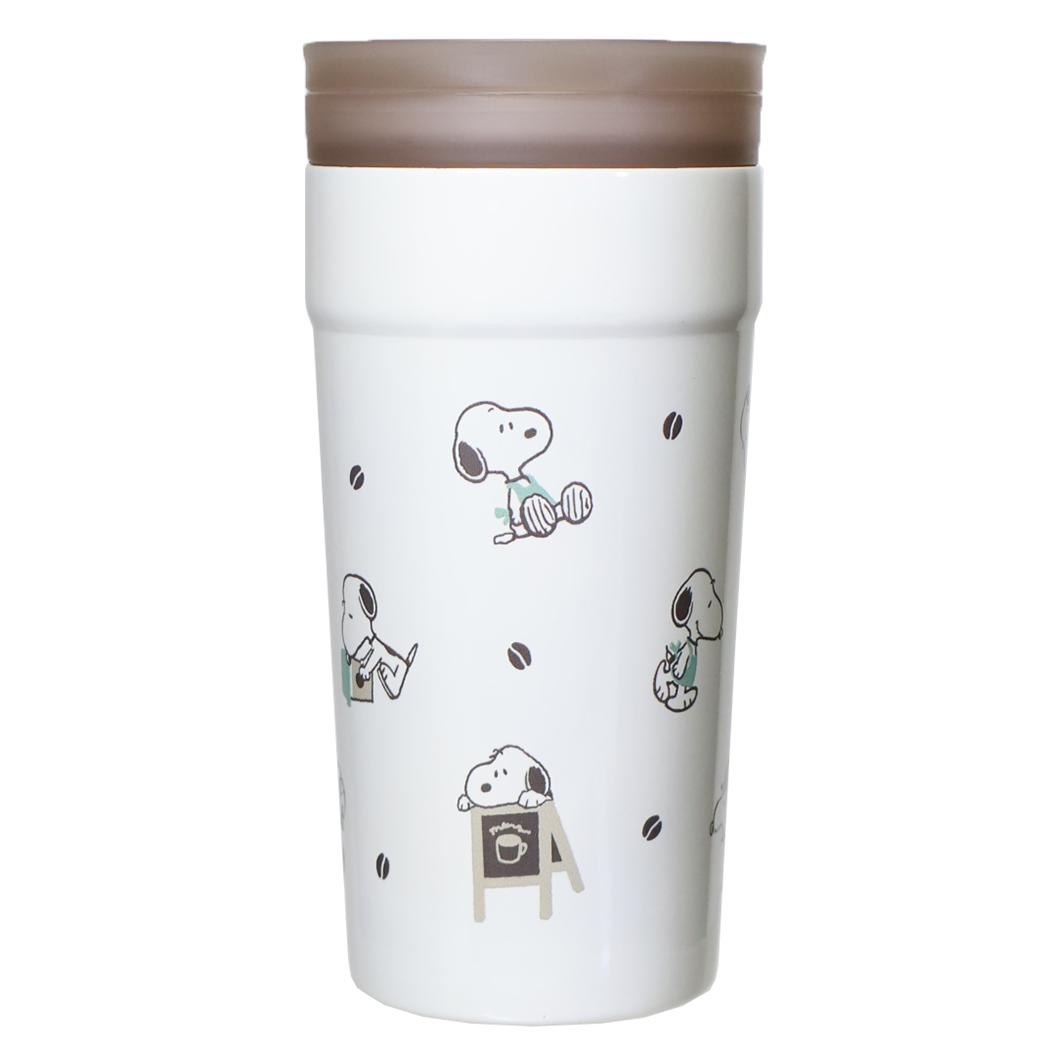 2WAYタンブラー 保温保冷コップ スヌーピー coffee beans ピーナッツ カミオジャパン プレゼント ギフト