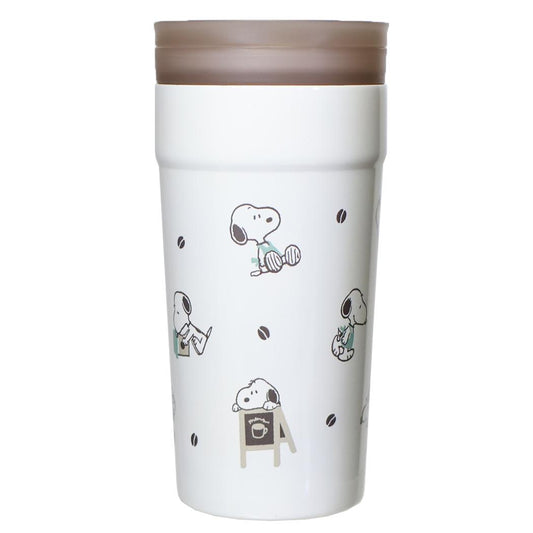 2WAYタンブラー 保温保冷コップ スヌーピー coffee beans ピーナッツ カミオジャパン プレゼント ギフト