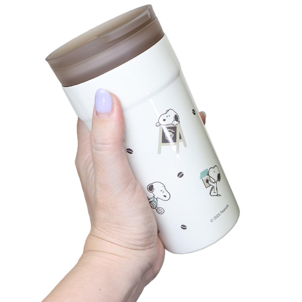 2WAYタンブラー 保温保冷コップ スヌーピー coffee beans ピーナッツ カミオジャパン プレゼント ギフト