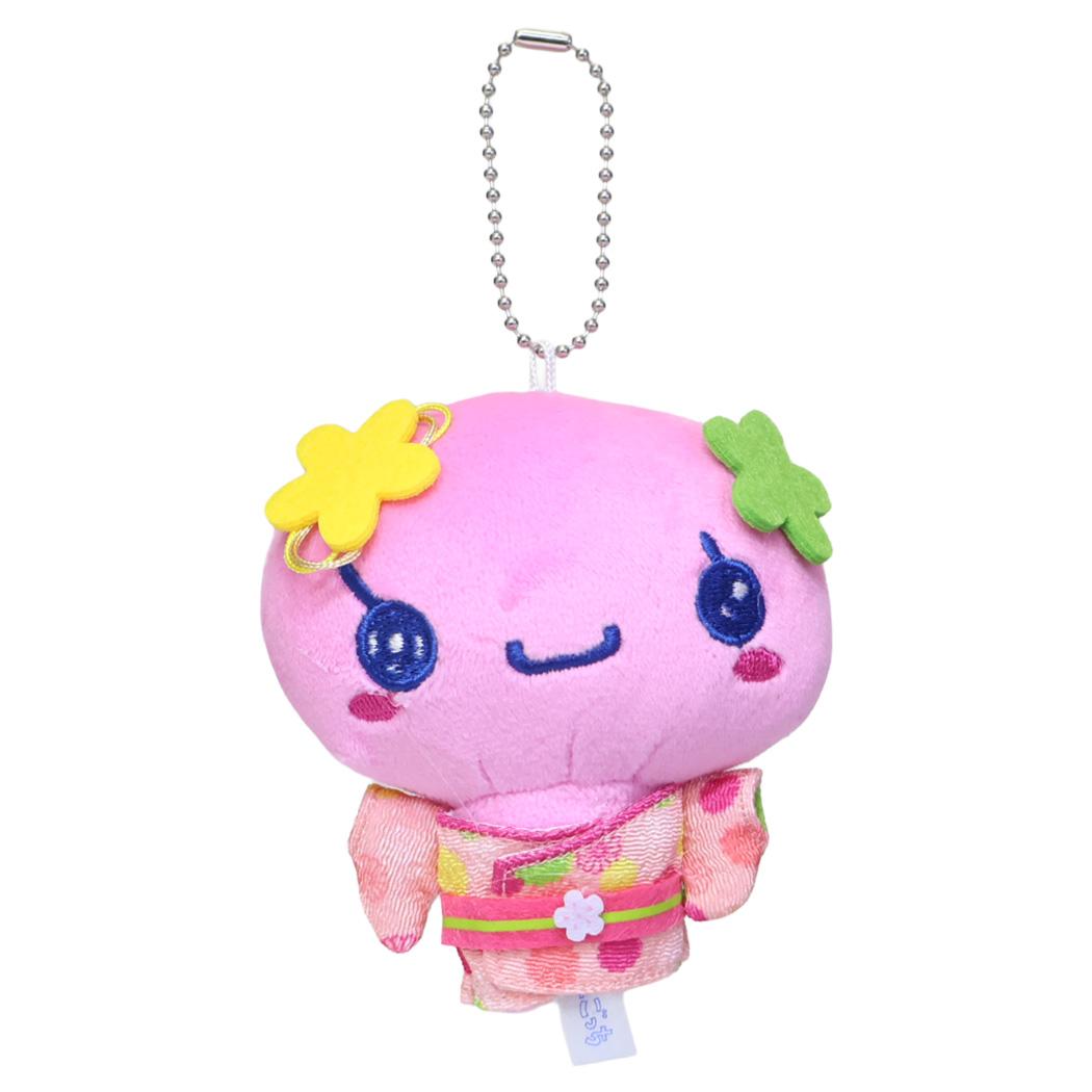 たまごっち マスコット 着物マスコットキーホルダー ふらわっち カミオジャパン バンダイ ミニぬいぐるみ キャラクター グッズ シネマコレクション