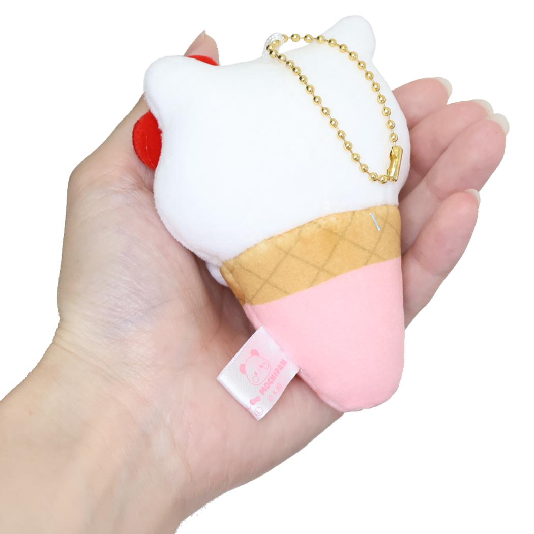 マスコットキーホルダー マスコット サンリオキャラクターズxもちもちぱんだ ハローキティ アイス サンリオ カミオジャパン ミニぬいぐるみ