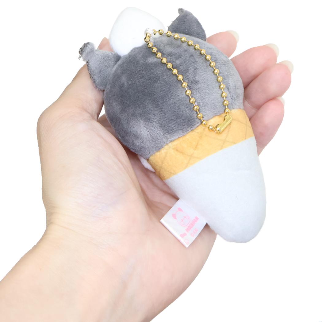 マスコットキーホルダー マスコット サンリオキャラクターズxもちもちぱんだ クロミ アイス サンリオ カミオジャパン ミニぬいぐるみ