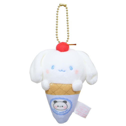 マスコットキーホルダー マスコット サンリオキャラクターズxもちもちぱんだ シナモロール アイス サンリオ カミオジャパン ミニぬいぐるみ