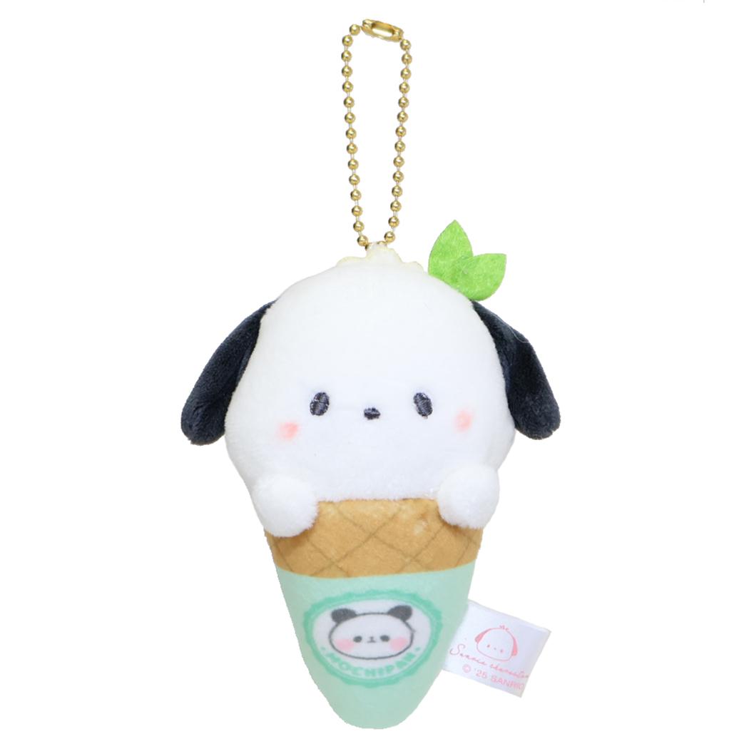 マスコットキーホルダー マスコット サンリオキャラクターズxもちもちぱんだ ポチャッコ アイス サンリオ カミオジャパン ミニぬいぐるみ