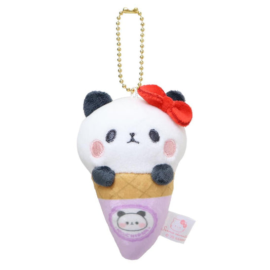マスコットキーホルダー マスコット サンリオキャラクターズxもちもちぱんだ ちびぱん アイス サンリオ カミオジャパン ミニぬいぐるみ