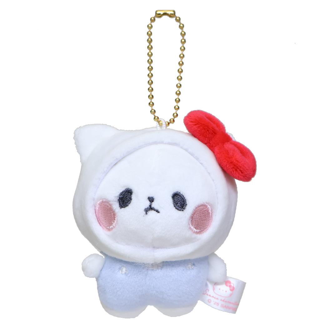 マスコットキーホルダー マスコット サンリオキャラクターズxもちもちぱんだ ハローキティ サンリオ カミオジャパン ミニぬいぐるみ
