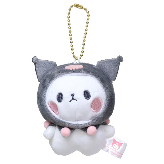 マスコットキーホルダー マスコット サンリオキャラクターズxもちもちぱんだ クロミ サンリオ カミオジャパン ミニぬいぐるみ