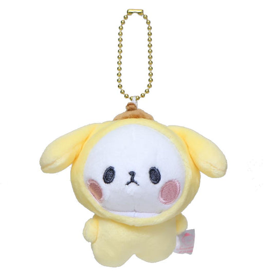 マスコットキーホルダー マスコット サンリオキャラクターズxもちもちぱんだ ポムポムプリン サンリオ カミオジャパン ミニぬいぐるみ