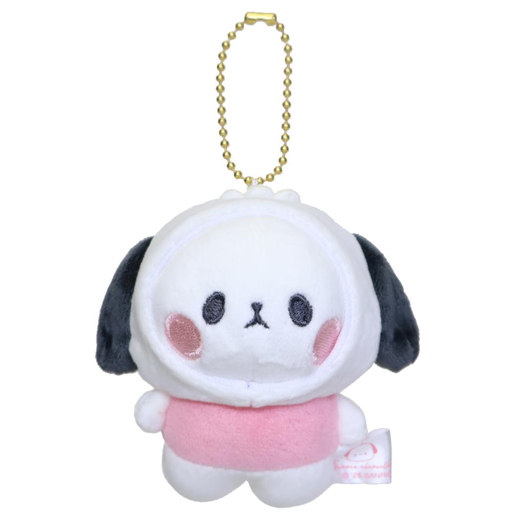 マスコットキーホルダー マスコット サンリオキャラクターズxもちもちぱんだ ポチャッコ サンリオ カミオジャパン ミニぬいぐるみ