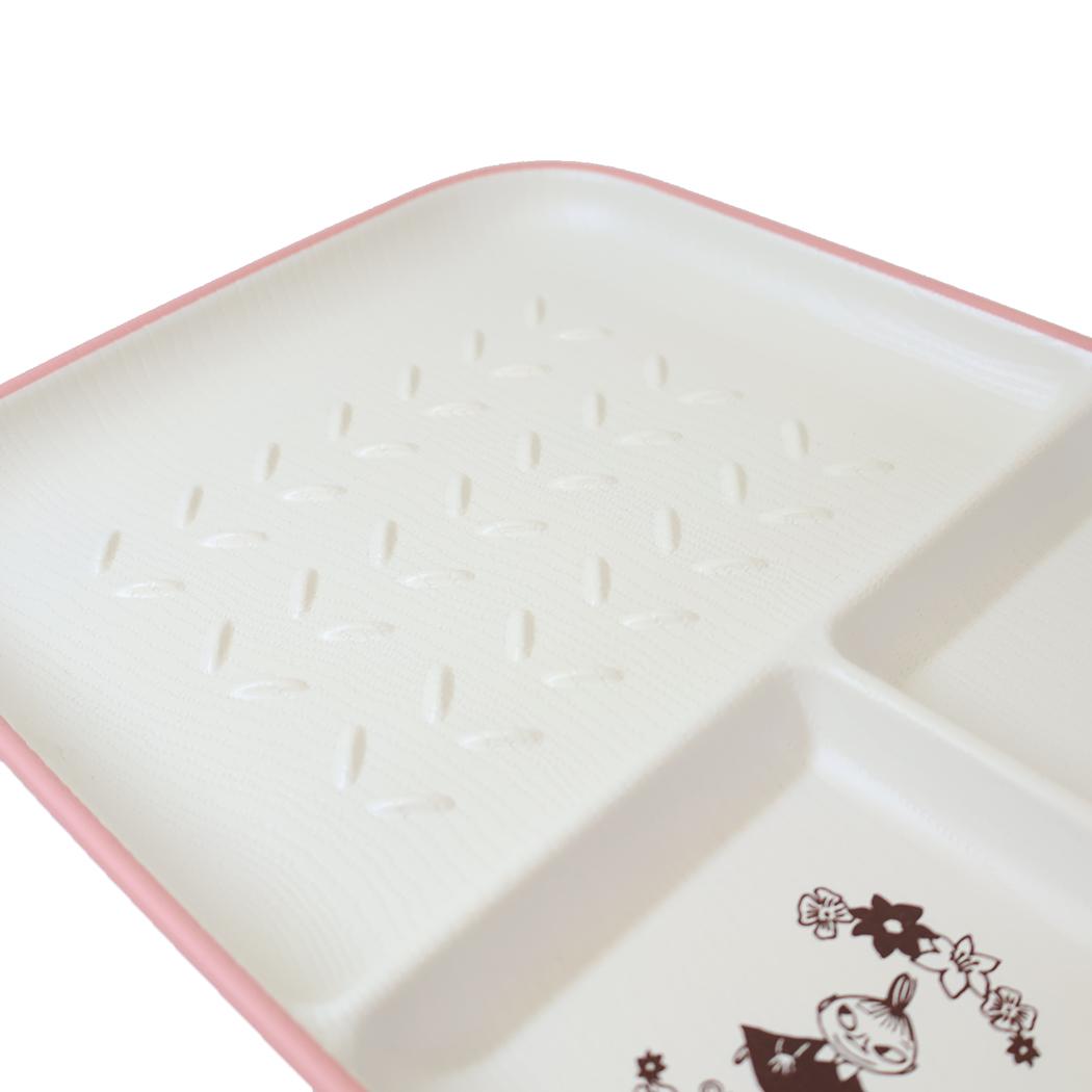 トーストプレート 中皿 ムーミン リトルミイとお花 北欧 カミオジャパン 電子レンジ対応 割れにくい食器