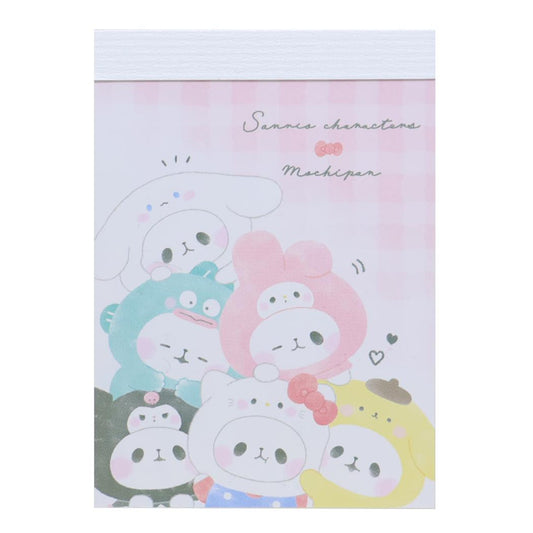 ミニミニメモ メモ帳 サンリオキャラクターズxもちもちぱんだ まねっこタイム サンリオ カミオジャパン 新学期準備文具 かわいい メール便可