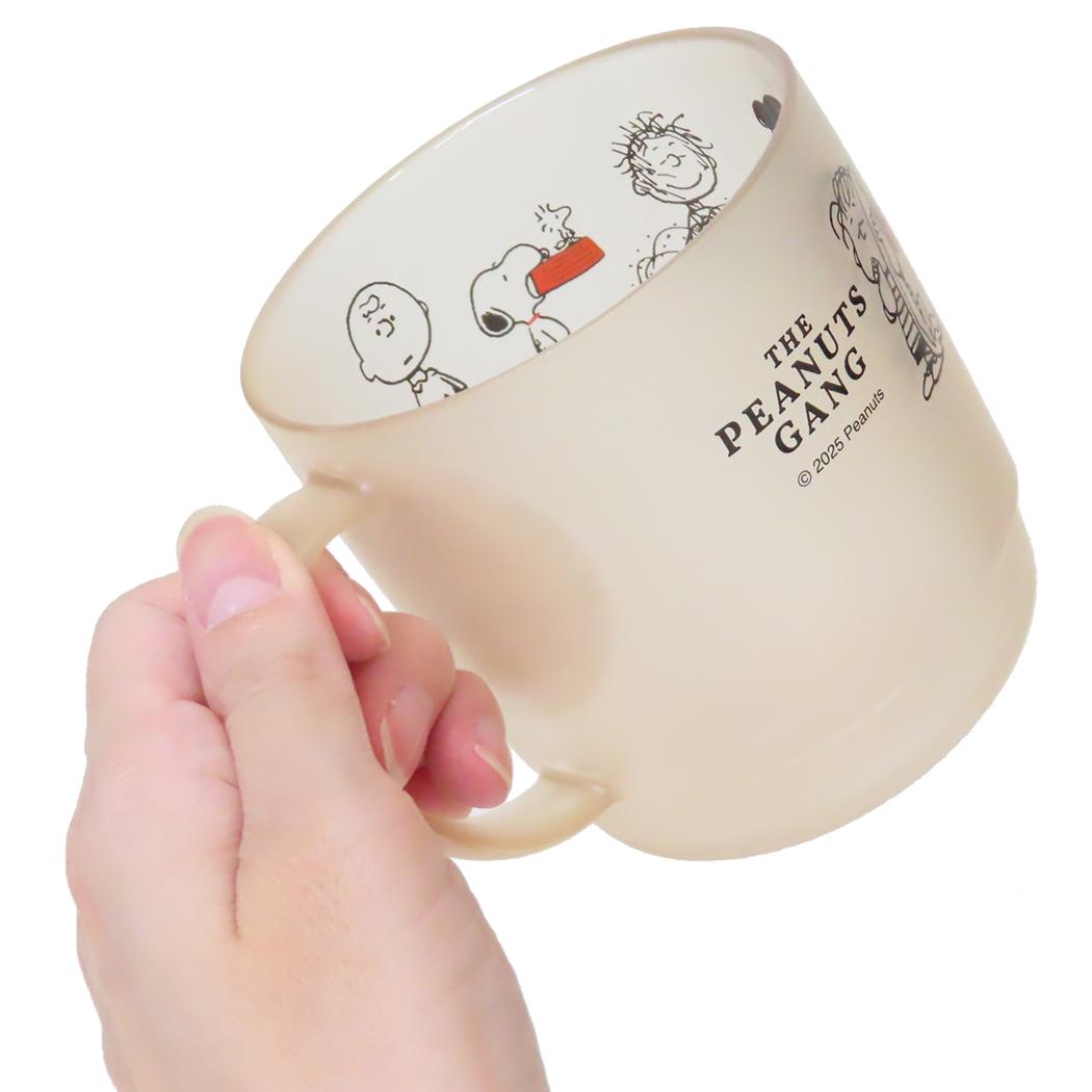 クリアカップ 300ml マグカップ スヌーピー ピーナッツ ギャング ピーナッツ カミオジャパン 軽量 割れにくい スタッキング