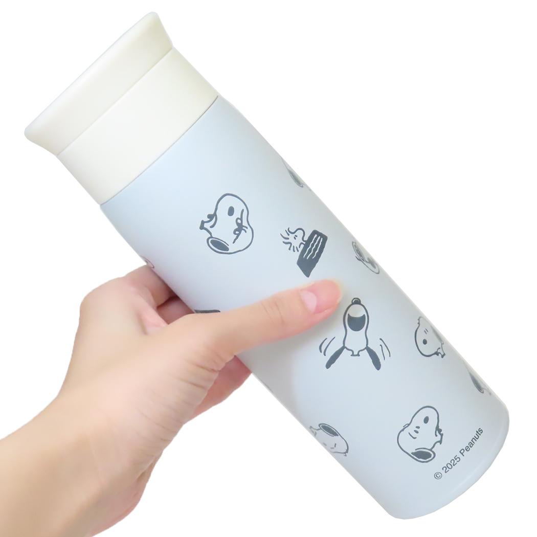 ステンレスボトル 500ml 保温保冷水筒 スヌーピー A LIFE WITH PEANUTS ピーナッツ カミオジャパン まほうびん
