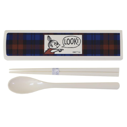 おはし＆スプーンのツインセット コンビセット ムーミン LOOK 北欧 カミオジャパン 新学期準備 メール便可