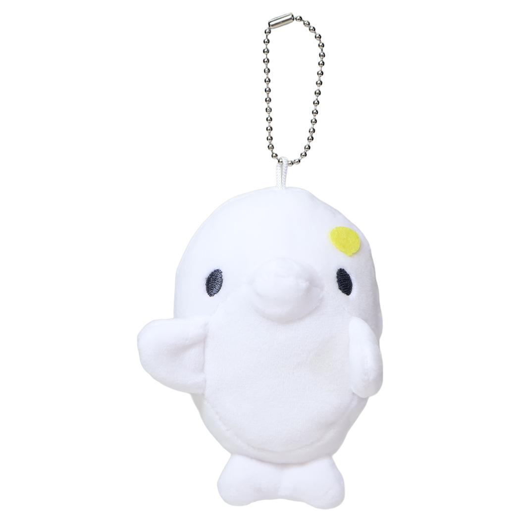 マスコットキーホルダー マスコット ゆるいるか シロイルカ カミオジャパン ミニぬいぐるみボールチェーン かわいい