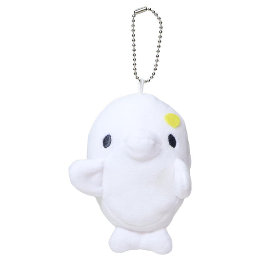 マスコットキーホルダー マスコット ゆるいるか シロイルカ カミオジャパン ミニぬいぐるみボールチェーン かわいい