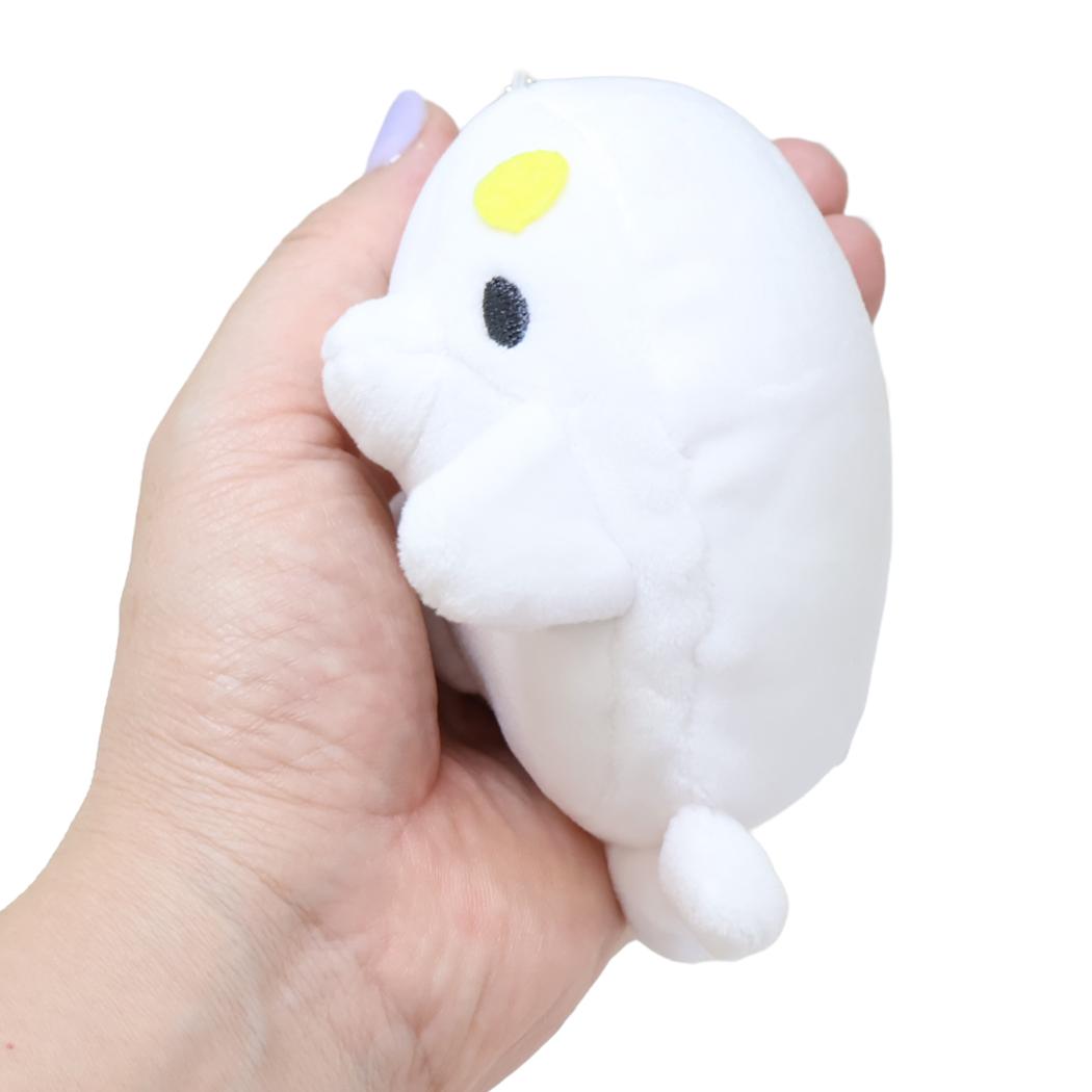 マスコットキーホルダー マスコット ゆるいるか シロイルカ カミオジャパン ミニぬいぐるみボールチェーン かわいい