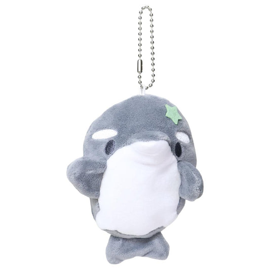 マスコットキーホルダー マスコット ゆるいるか シャチ カミオジャパン ミニぬいぐるみボールチェーン かわいい