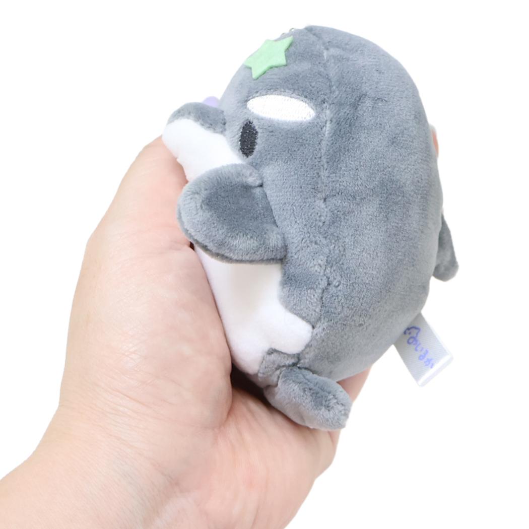 マスコットキーホルダー マスコット ゆるいるか シャチ カミオジャパン ミニぬいぐるみボールチェーン かわいい