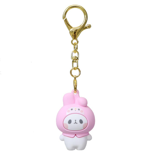 ミニフィギュアキーホルダー キーリング サンリオキャラクターズxもちもちぱんだ マイメロディ サンリオ カミオジャパン プレゼント メール便可