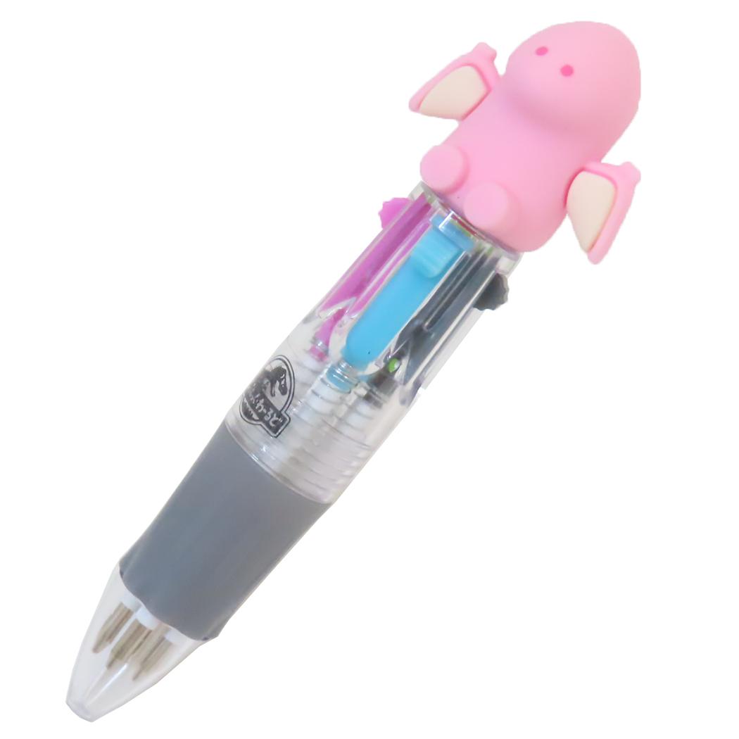 マスコット付きミニボールペン ボールペン ちびジュラシックワールド ぷてらのどん 恐竜 カミオジャパン 新学期準備文具 映画メール便可