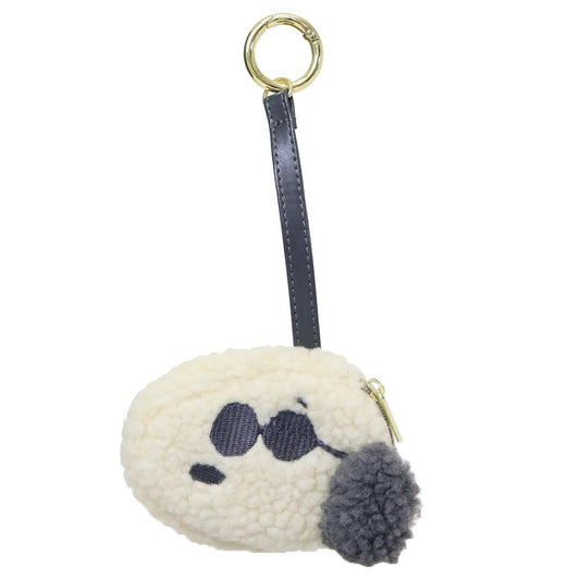 ボアミニポーチチャーム ミニポーチ スヌーピー JOE COOL ピーナッツ カミオジャパン 小物入れ メール便可