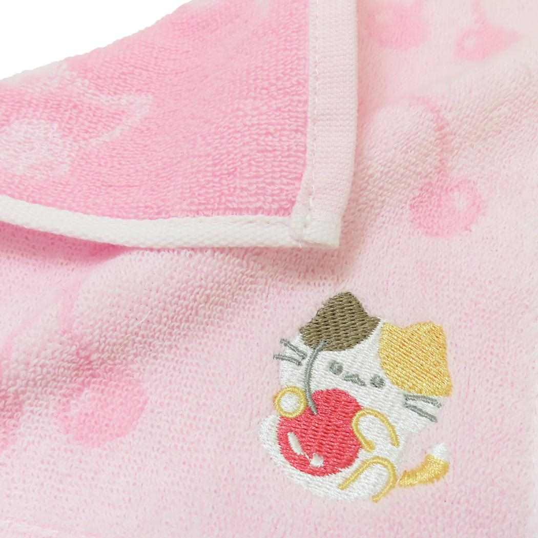 ジャガードミニタオル ハンドタオル もぐにゃん カミオジャパン ハンカチタオル 汗拭きタオル かわいい メール便可