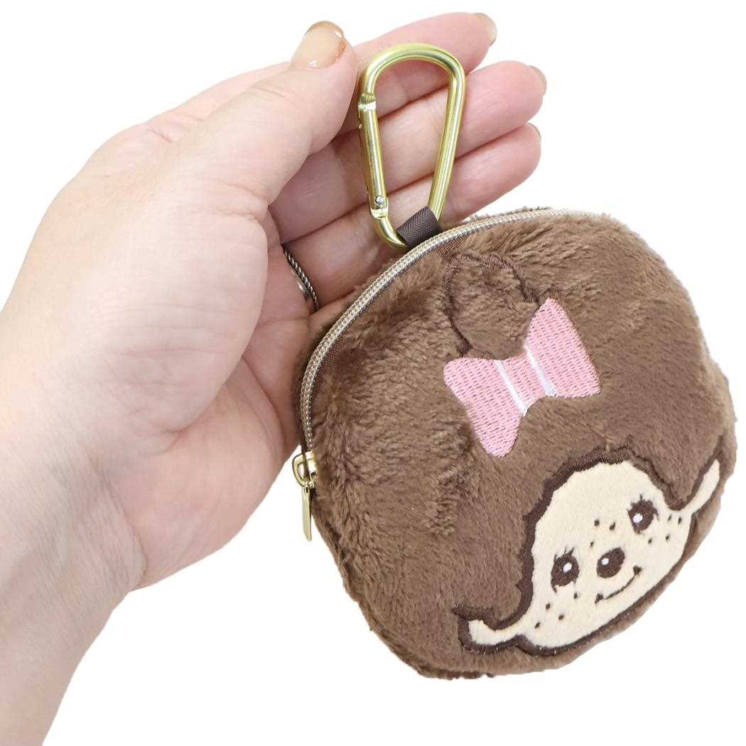 チャーム付きエコバッグ ショッピングバッグ モンチッチ girl カミオジャパン お買い物かばん ポーチ付き
