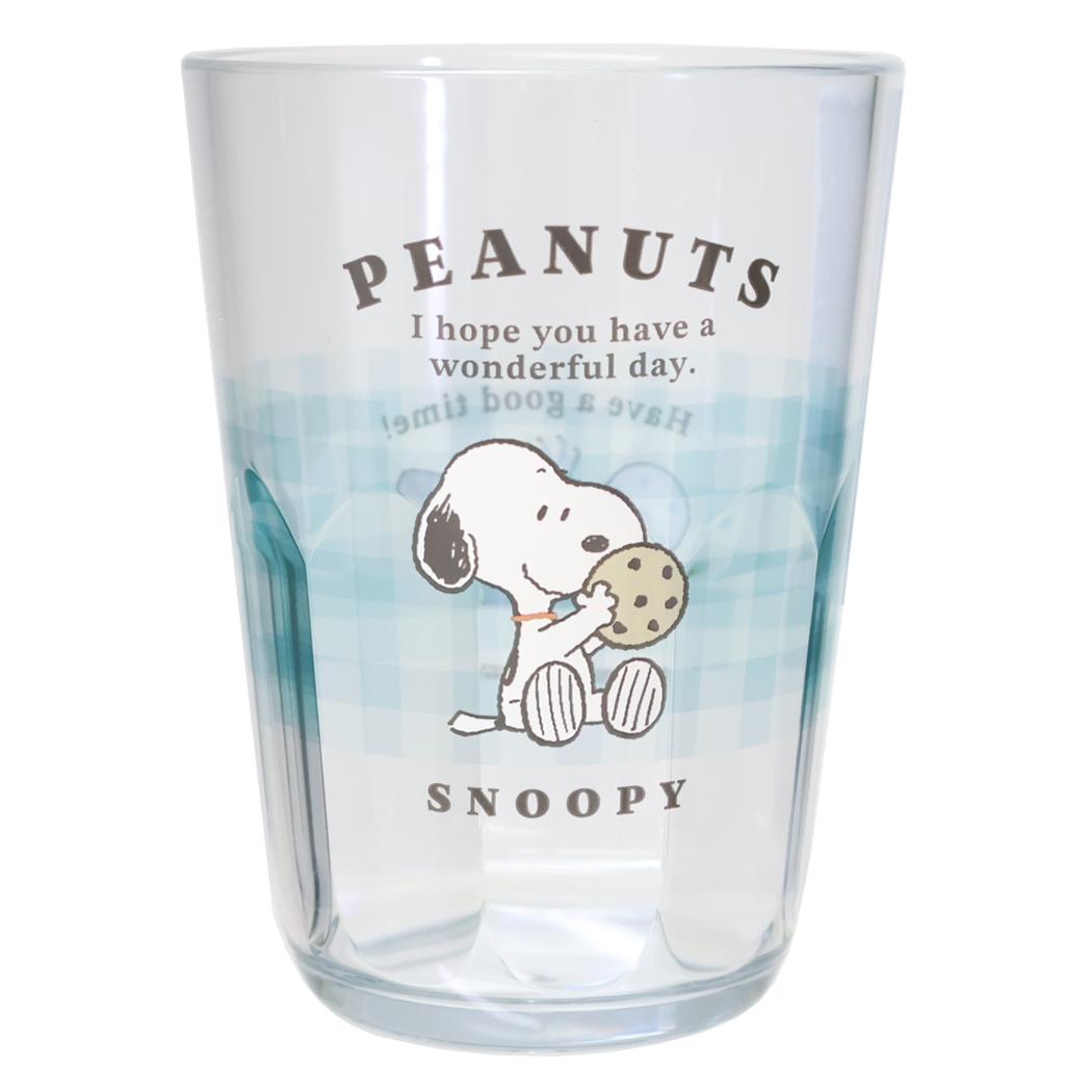 クリアタンブラー 370ml プラカップ スヌーピー COOKIE TIME SNOOPY ピーナッツ カミオジャパン プラコップ