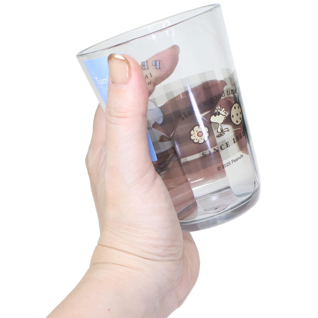 クリアタンブラー 370ml プラカップ スヌーピー COOKIE TIME JOE COOL ピーナッツ カミオジャパン プラコップ
