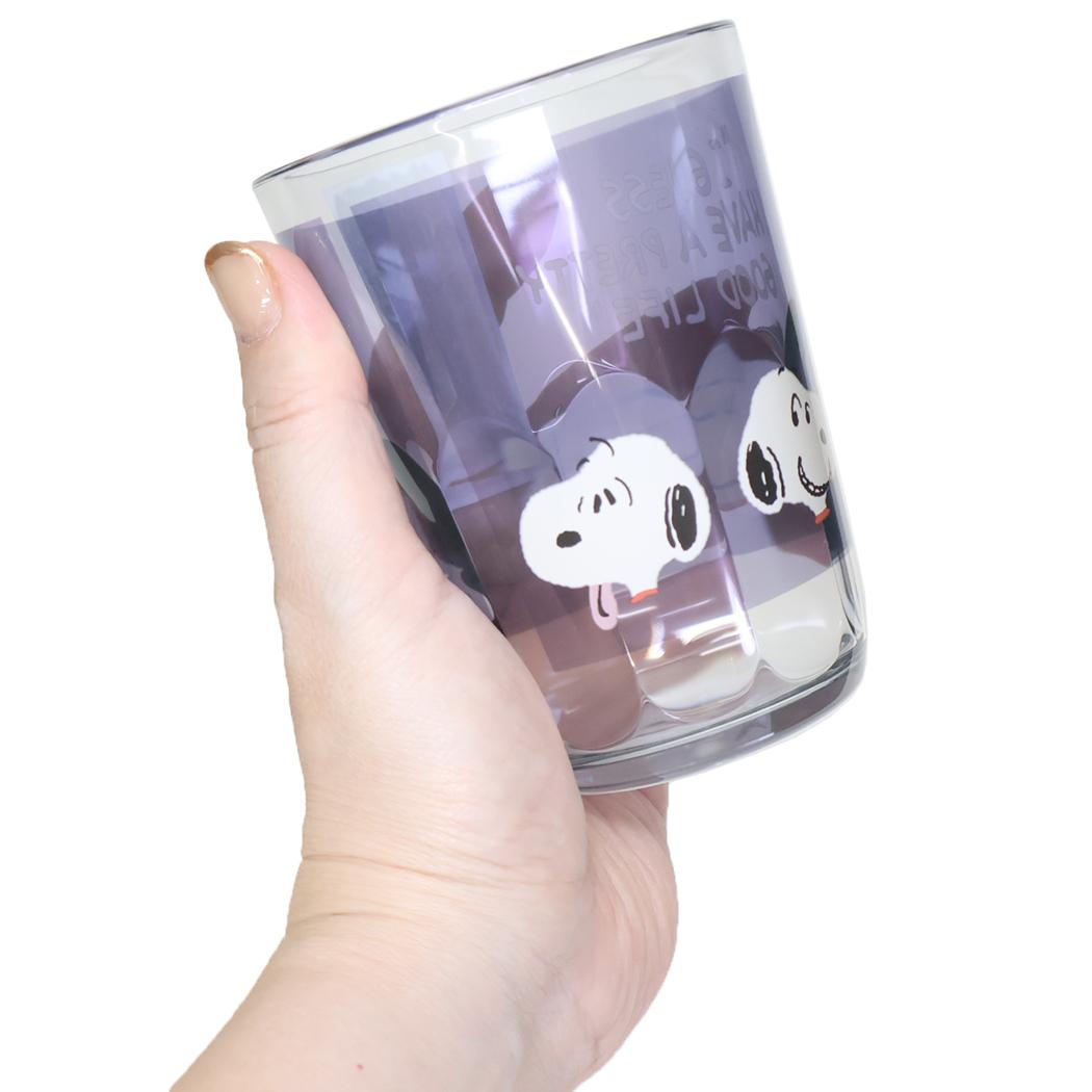クリアタンブラー 370ml プラカップ スヌーピー FUNNY BEAGLE ピーナッツ カミオジャパン プラコップ