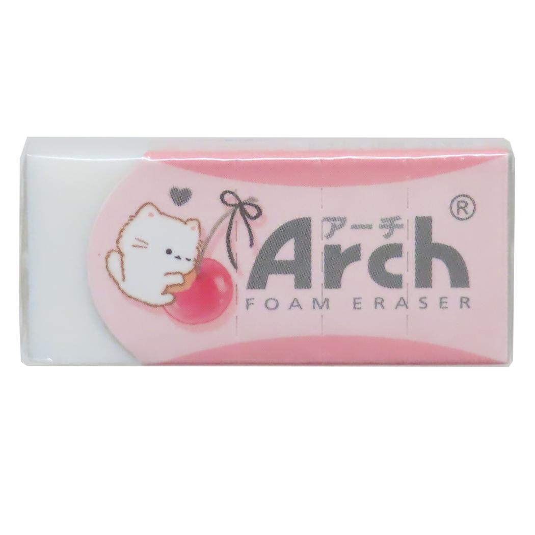 ARCHミニ消しゴム けしごむ もぐにゃん チェリー カミオジャパン 新学期準備文具 かわいい メール便可