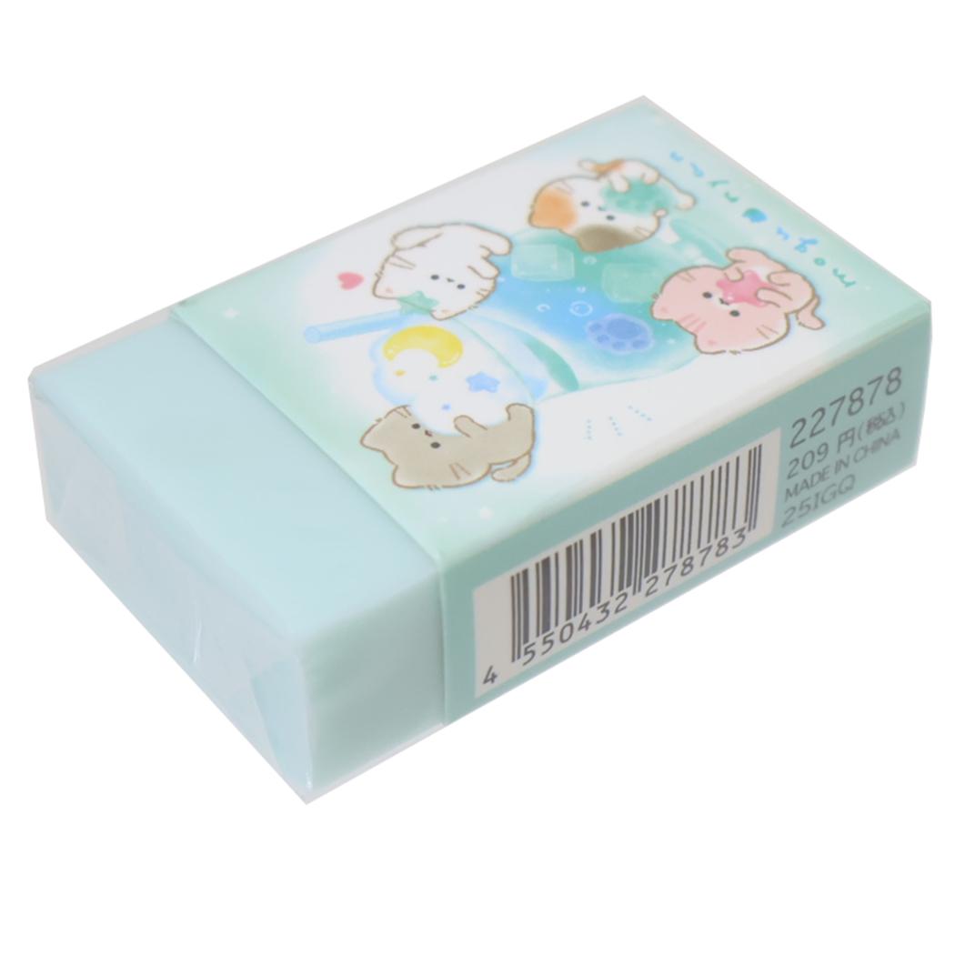 ミニ消し２個入り消しゴム けしごむ もぐにゃん キャンディソーダ カミオジャパン 新学期準備文具 かわいい メール便可